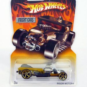 Hot Wheels Rigor Motor Fright Cars Gold Die-Cast Car 2007